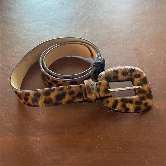 Veronica Beard | Accessories | Leopard Print Womens Belt  display picture 2